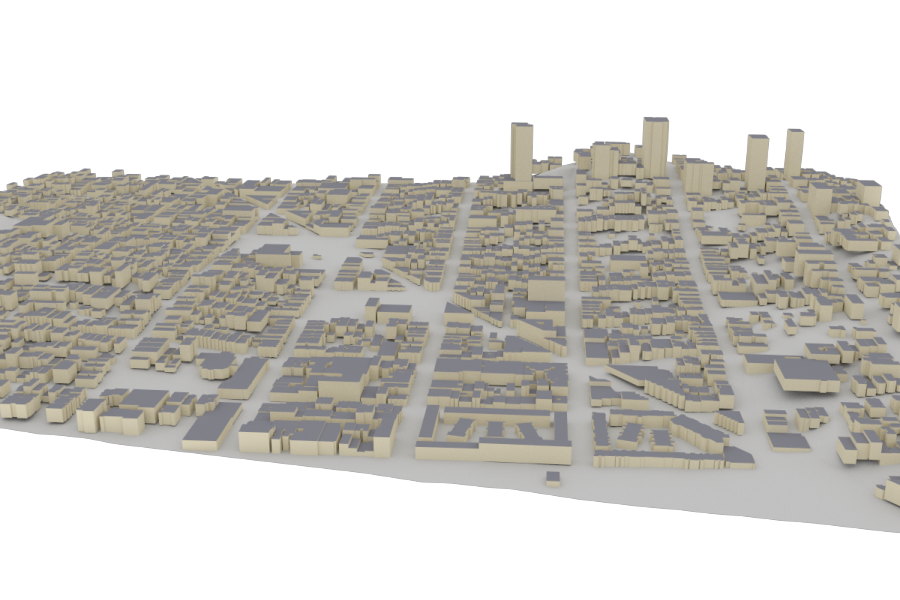 3D map of San Francisco
